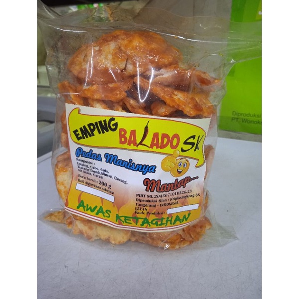 

Emping Balado Pedas SK 200 GR