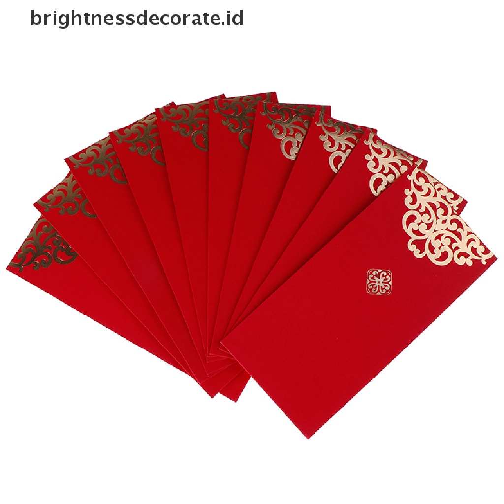 [Birth] 10pcs New Year Wedding Amplop Merah Rat Year Chinese Spring Festival lucky bag [ID]