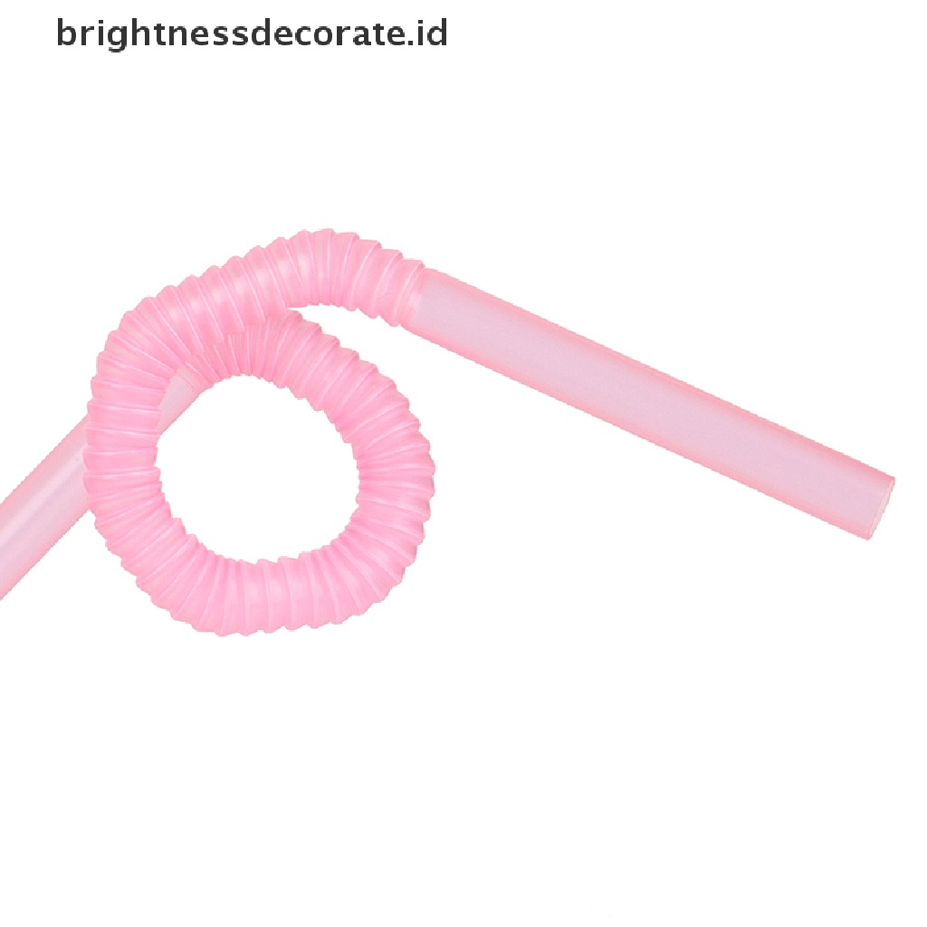[Birth] Love Heart Double Straw Sedotan Tabung Minum Fleksibel Unik Aksesoris Bar [ID]