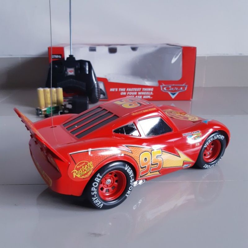 Rc Cars Mcqueen Remote Control Batre Cas - Mainan Mobil Remot Kontrol Anak Laki Cowok