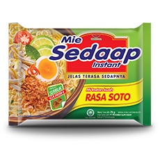 

Mie Sedaap Kuah rasa Soto - Mie Instan Sedap