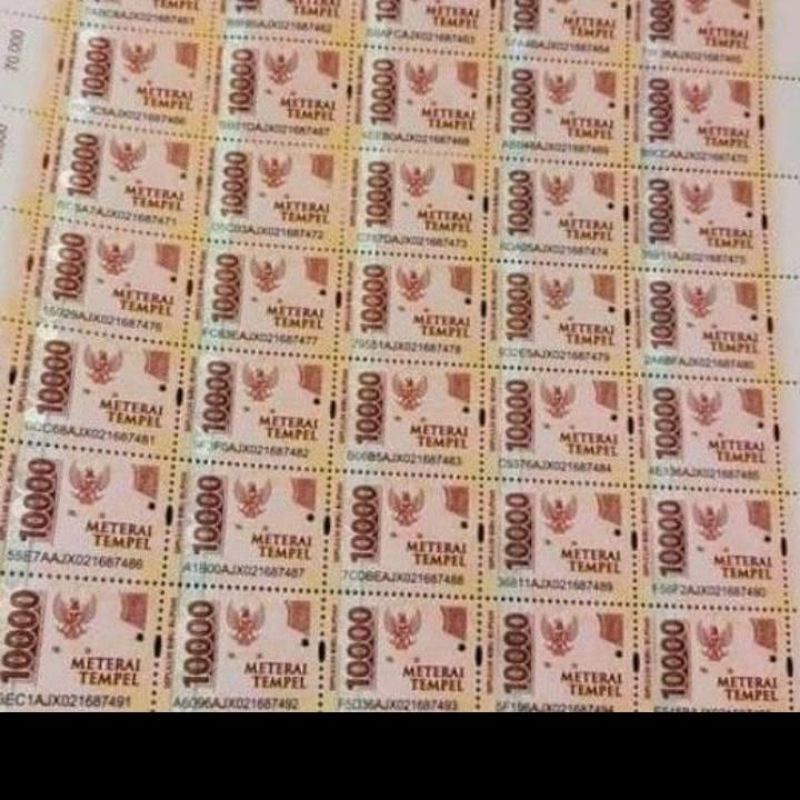 

materai 10000