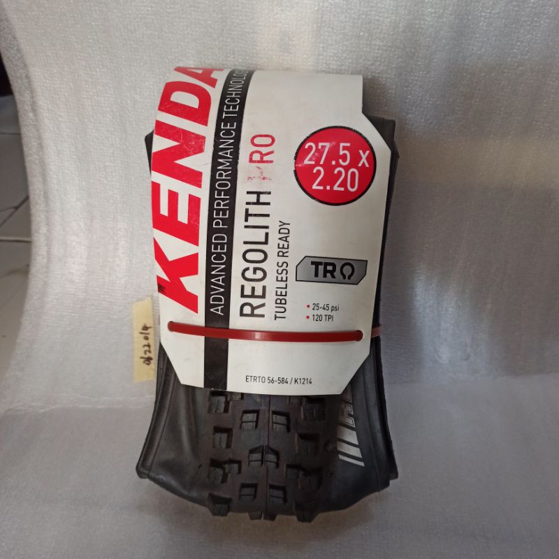 Ban Luar Kenda Regolith Pro 27.5x2.20 Tubeless Ready