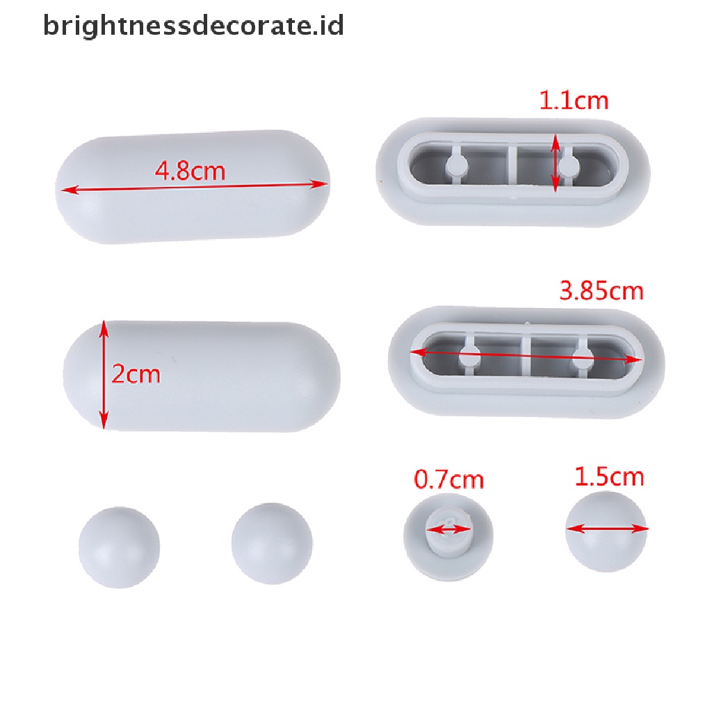 [Birth] 4pcs Antislip Gasket Toilet Bantalan Kursi Bantalan Cover Bumper Kamar Mandi Lifter Kit [ID]