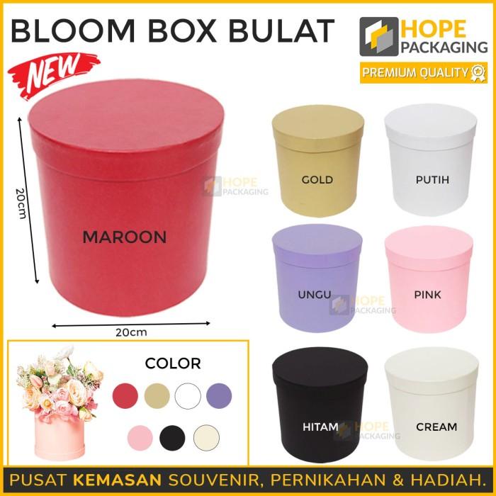 

Bloom Box Bulat Special Lebaran / Valentine 20 X 20 Cm Kotak Bunga Vas 094