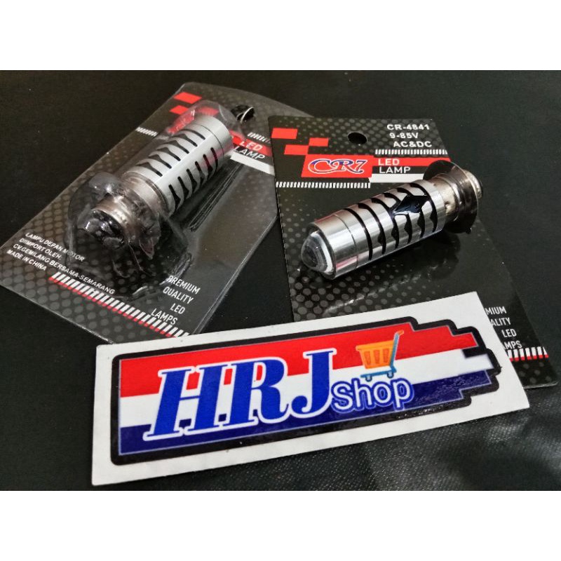 Lampu LED AC/DC 12V 20W Lampu depan Motor H6 Laser TERANG BANGET All Motor Beat Mio dll