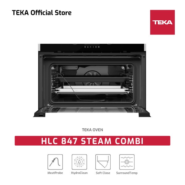 TEKA Steam Oven HLC 847 SC Oven Tanam Compact Combi 45L