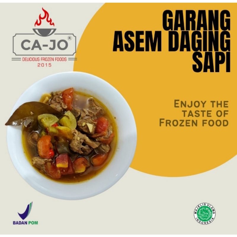 

CAJO Garang Asem Daging Sapi | Berat Bersih 400gr