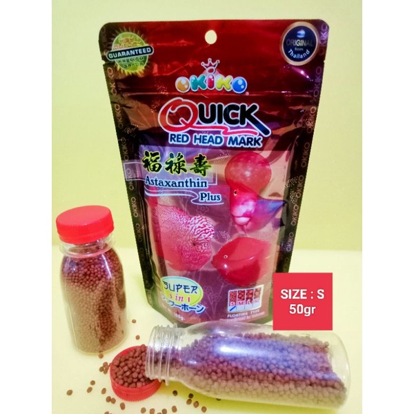 OKIKO QUICK RED HEAD MARK LOUHAN REPACK 10/20/50gr MURAH