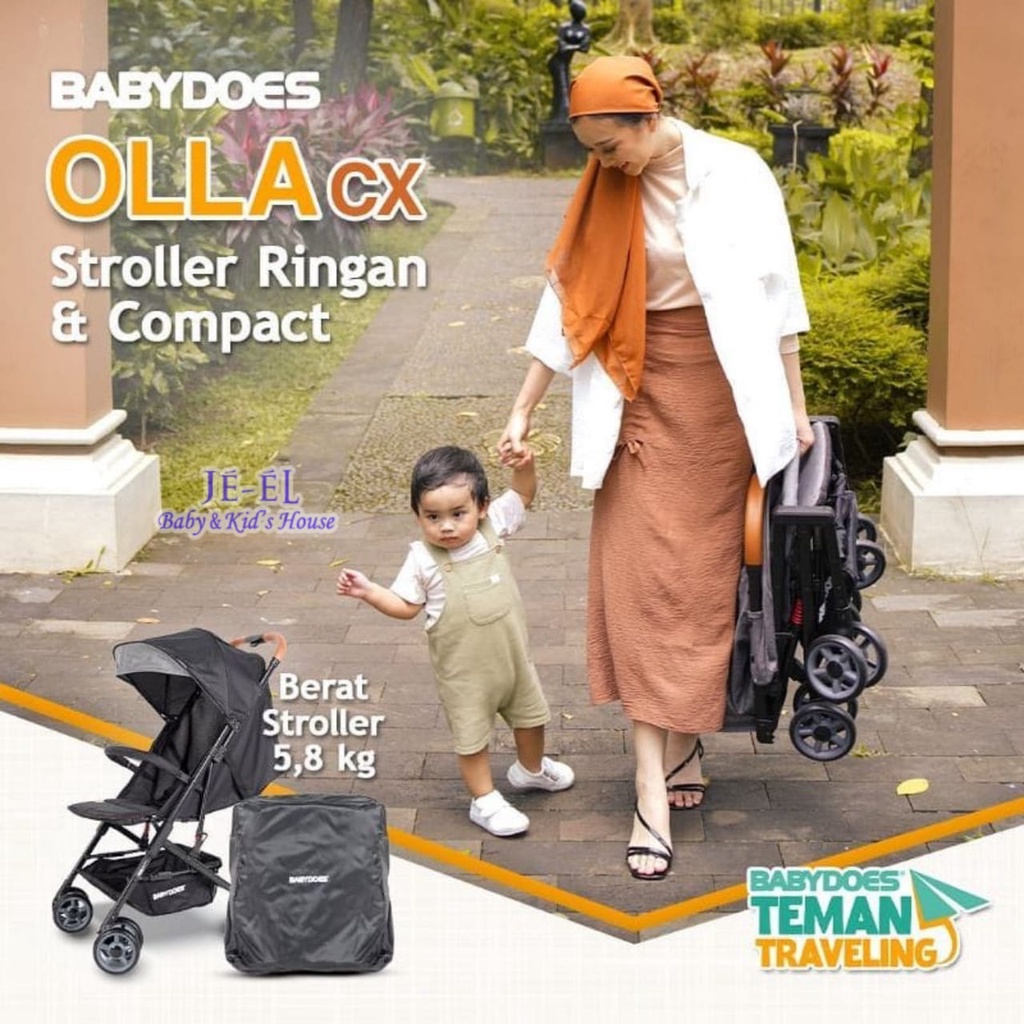 Baby Does Stroller Olla CX Compact CH - SY 314 / Stroller Cabin Size