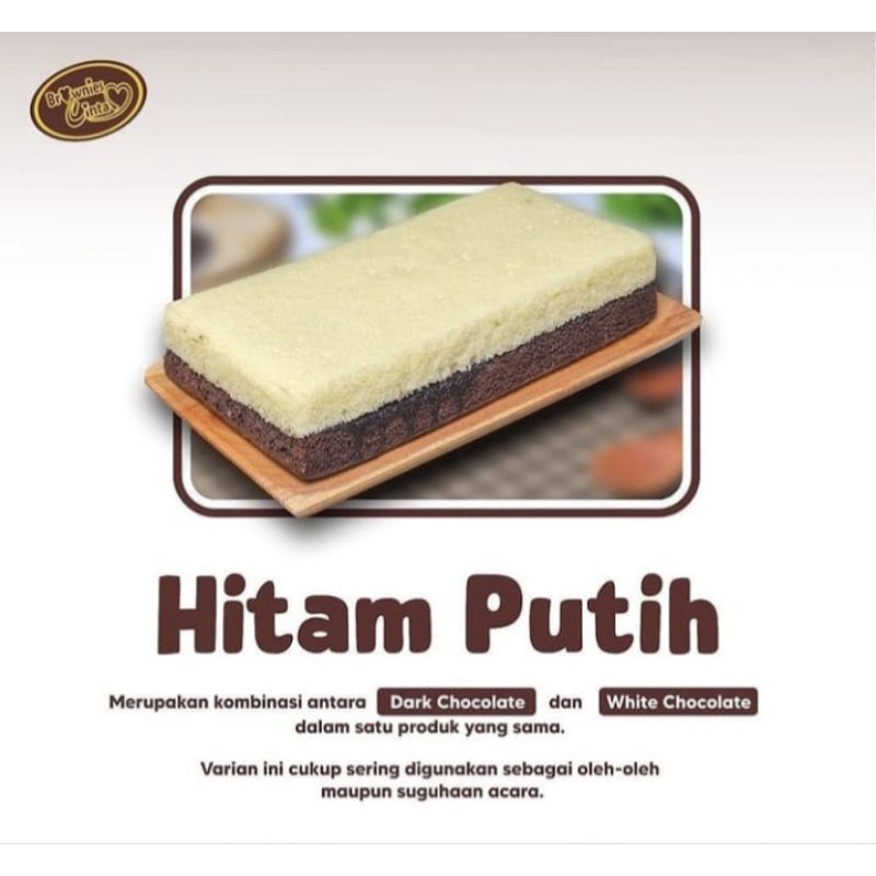 

Brownies Hitam Putih