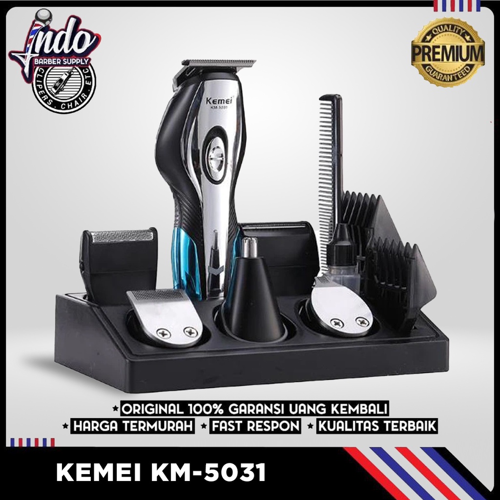 Kemei 5031 Hair Clipper Pangkas Rambut 11 in 1 KM 5031 Multifungsi