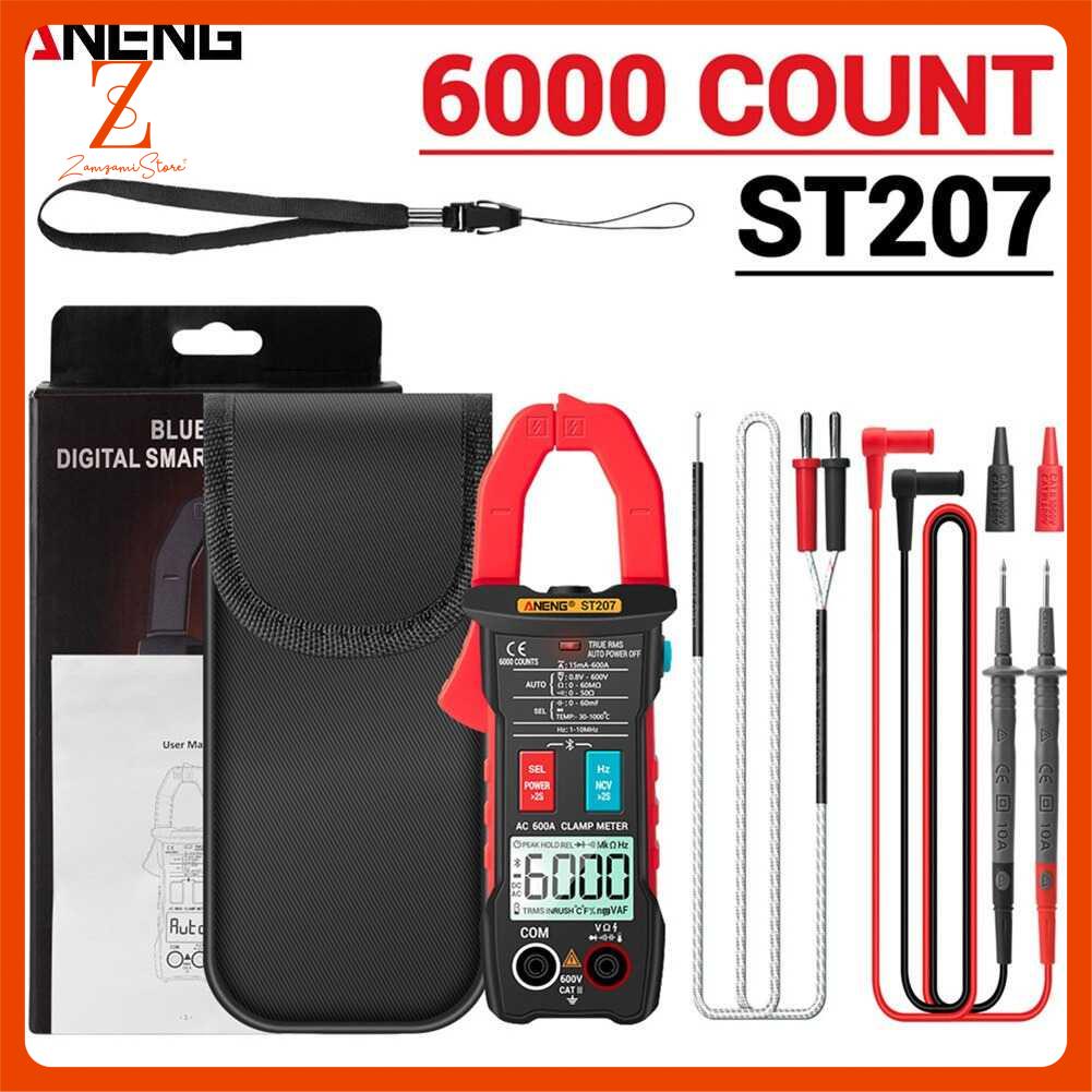 Digital Bluetooth Multimeter Voltage Tester Clamp ANENG ST207