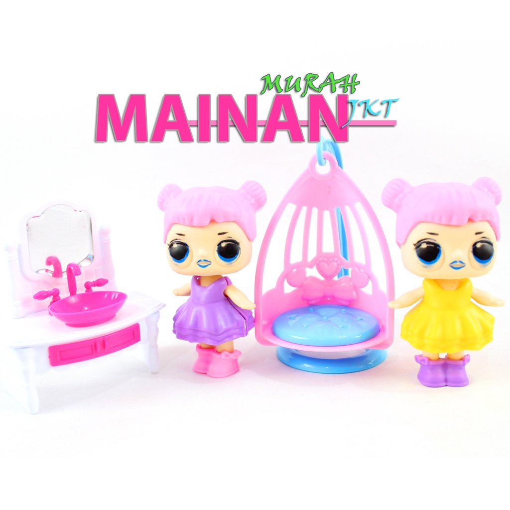 MAINANKEI MAINAN ANAK MURAH MAINAN PEREMPUAN BONEKA LOOL MO02 MC SURPRISES LENGKAP DENGAN PLAYGROUND