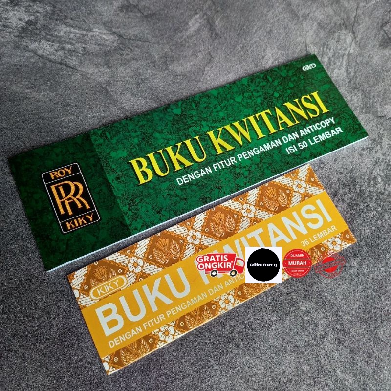 

KWITANSI kiky/Nota kwitansi/kwitansi besar/kwitansi kecil/buku kwitansi