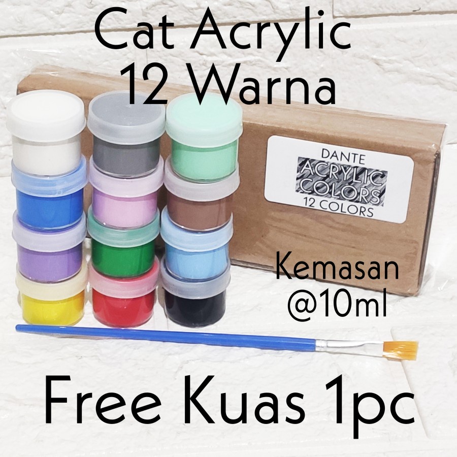 

Cat Acrylic Kanvas Lukis Dante Set - Cat Lukis