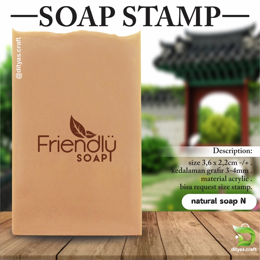 

soap stamp / stempel sabun / natural soap N