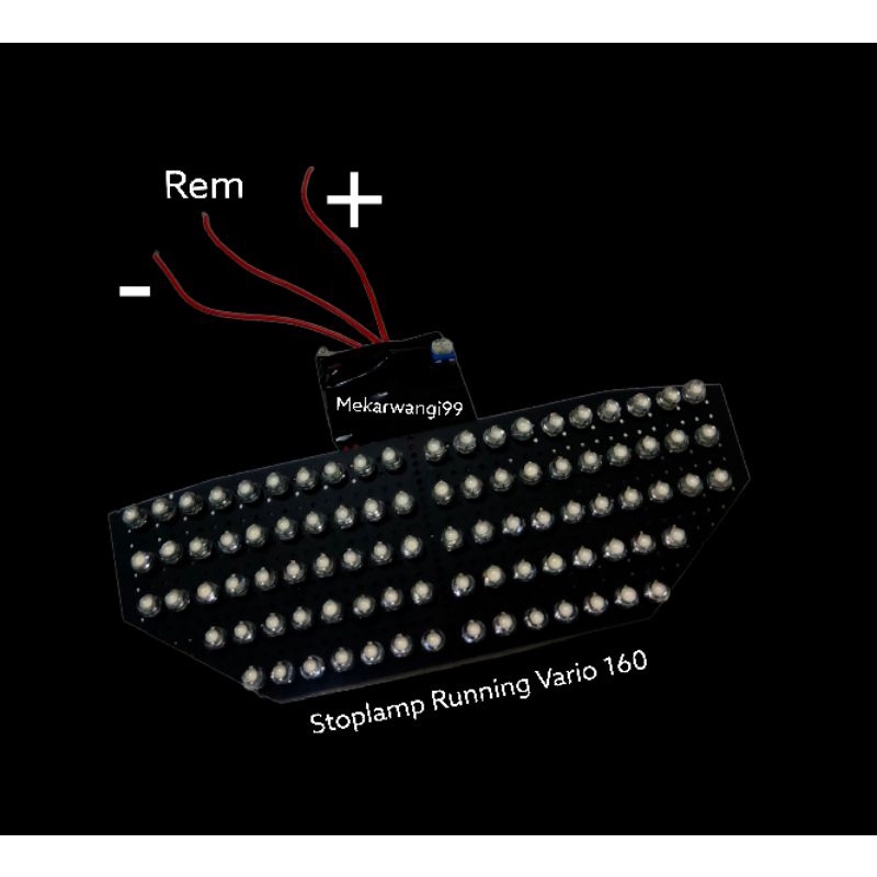 Stoplamp Running Vario 160 Rem stay 11 mode automatis