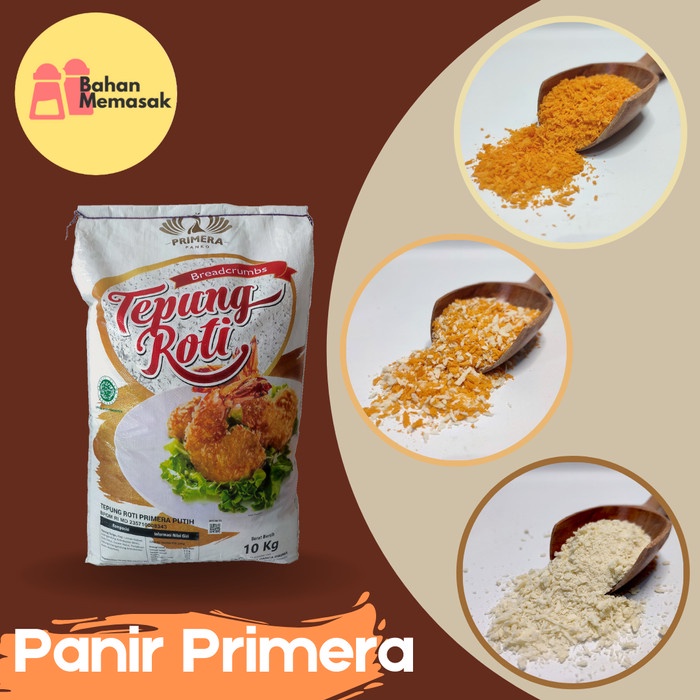 

Tepung Roti Kasar Panir Paneer Breadcrumbs Primera Panko 500 gram