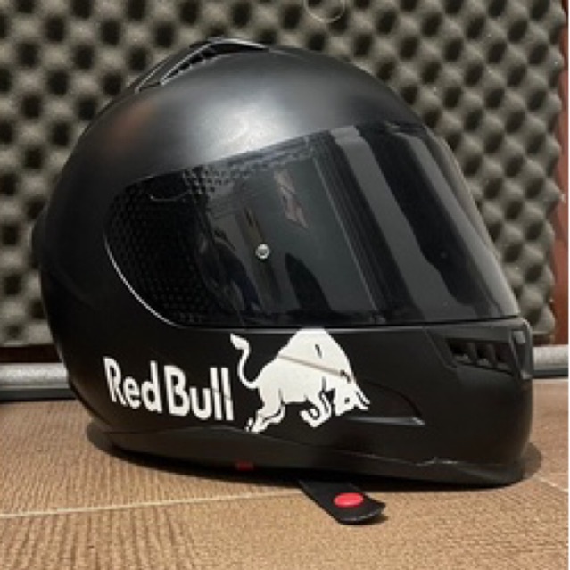 RSV FF500 SECOND UKURAN L NEGO REPAINT BLACK DOFF VISOR BLACK & CLEAR HELM