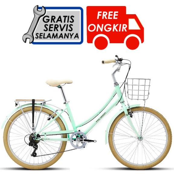 Sepeda Keranjang - Sepeda Polygon Claire 24