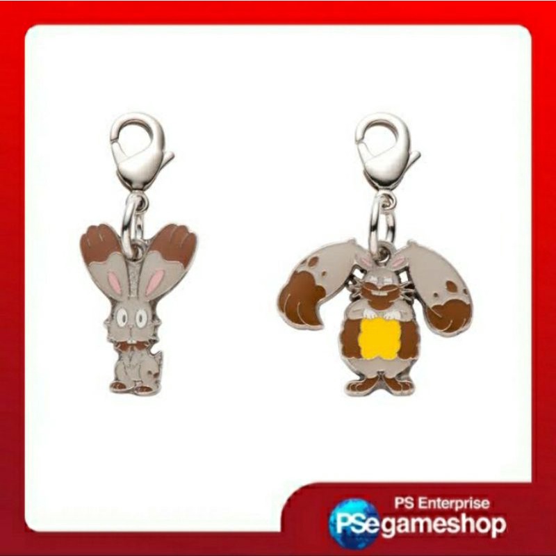 POKEMON CENTER Metal Charm 2014 BUNNELBY DIGGERSBY