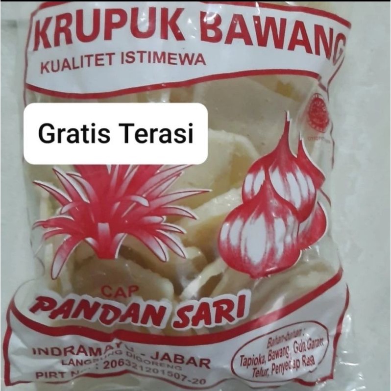 

Kerupuk Bawang Cap Pandan Sari 200gr Oleh Oleh Khas Indramayu Crbn