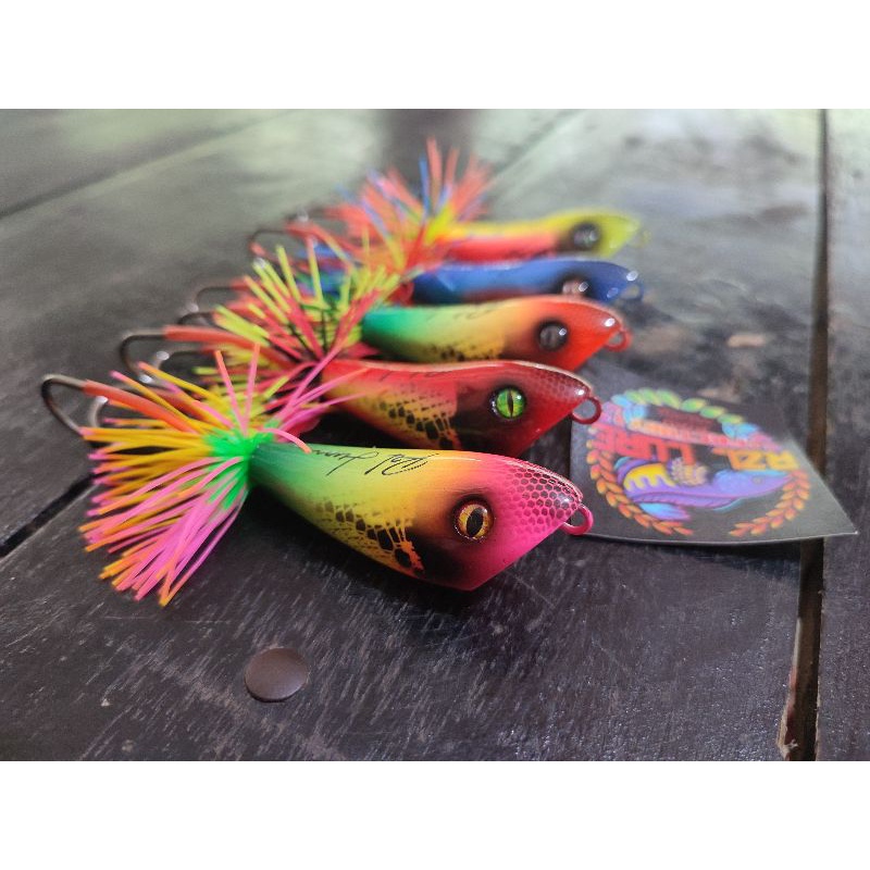 JUMP FROG GEOL RETEL 6CM RZL LURE I UMPAN CASTING IKAN GABUS DAN TOMAN HARUAN