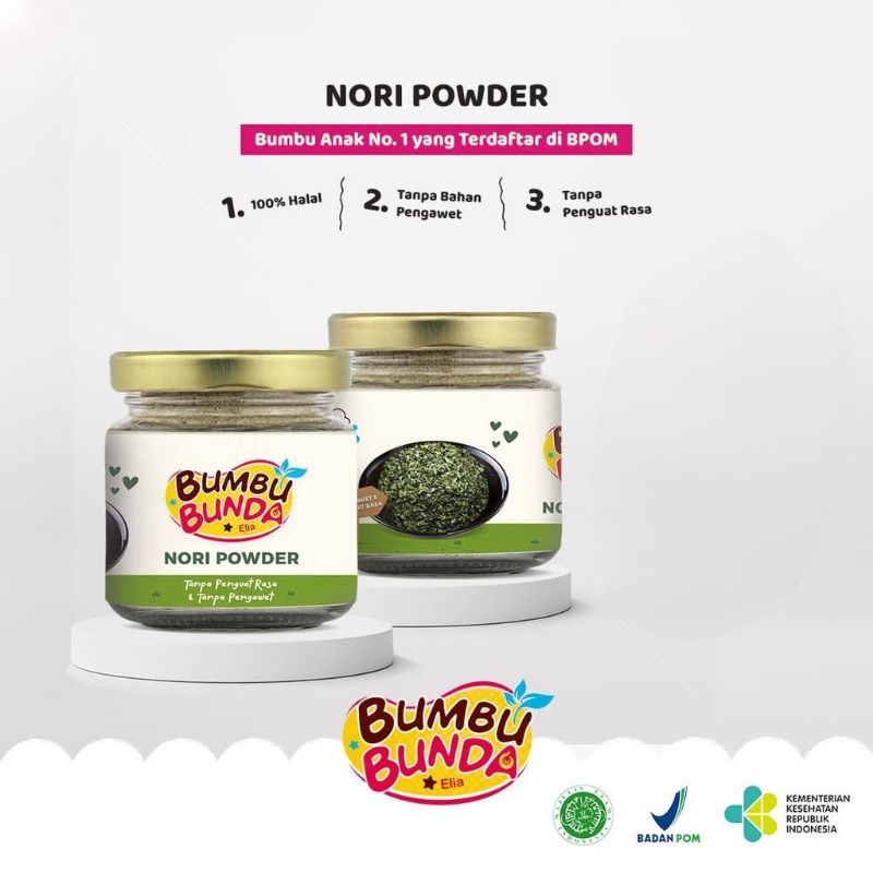 

Bumbu Bunda Organic Nori Powder / Bumbu Anak Non MSG 40gr