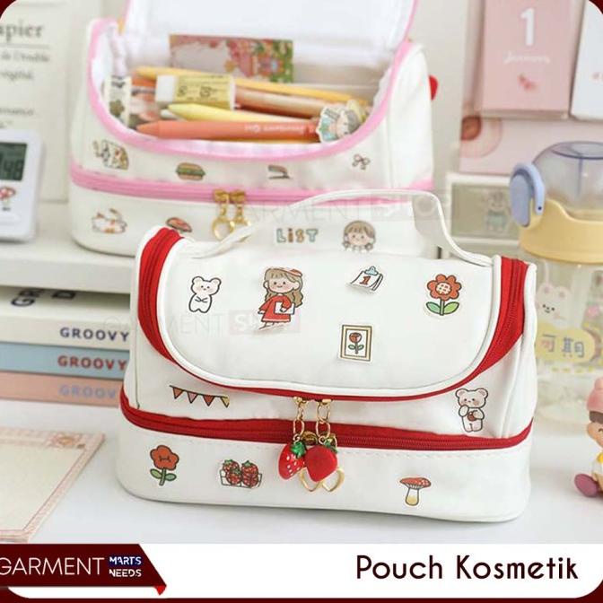

JUAL Tempat Pensil Anak Import Lucu Pencil Case Korea Travel Make Up Pouch