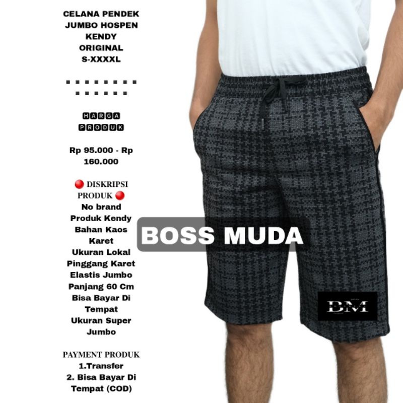 KENDY TERLARIS Celana Pendek hospen Kendy // Celana Pendek Kaos Kendy Original S - XXXXL