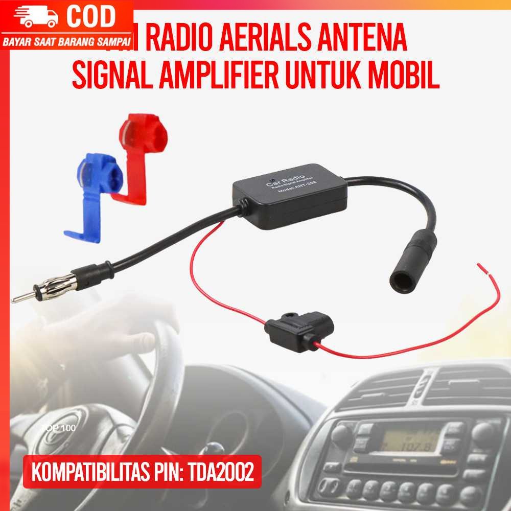 ( 100% BARANG ORI ) Podofo FM Radio Aerials Antena Signal Amplifier untuk Mobil - ANT-208