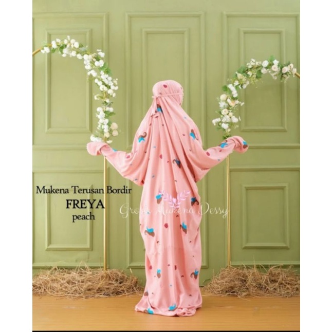 Mukena terusan dewasa by Lessy.id