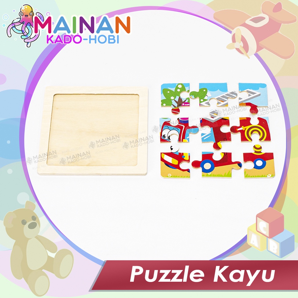 MAINAN EDUKATIF ANAK BONGKAR PASANG PUZZLE UMUR 1-5 TAHUN