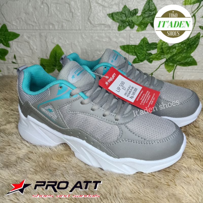 sepatu Pro ATT LIP 500 abu hijau abu