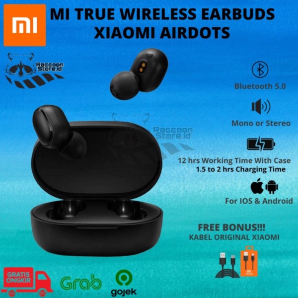 Promo XIAOMI MI AIRDOTS REDMI AIRDOTS EARBUDS WIRELESS ORIGINAL XIAOMI - AIRDOTS 2 Diskon