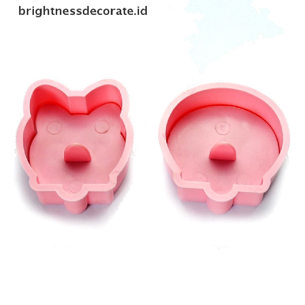 [Birth] 2pcs/set Jingle Cats Dan Doraemon Cookies Cutter/Alat Perangko Plastik Food Grade [ID]