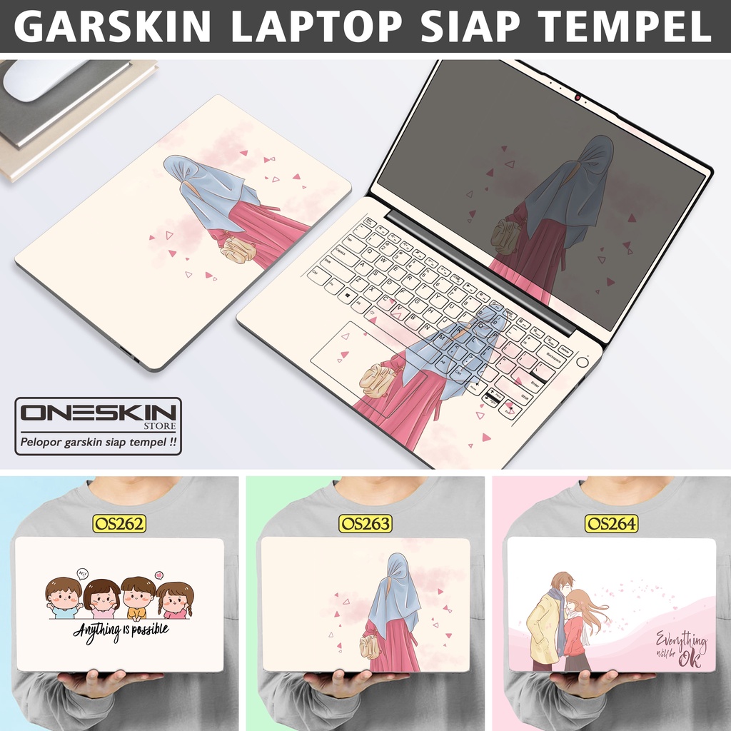 Garskin Sticker Laptop Protector Macbook Full Body Bottom Bezel Palmrest Skin Vector Sweet