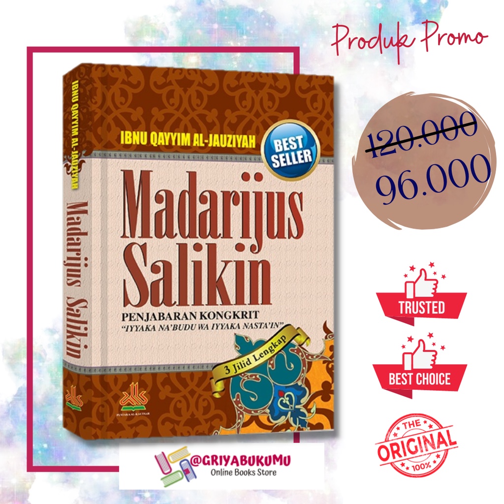 KITAB MADARIJUS SALIKIN PUSTAKA AL KAUTSAR Ibnu Qayyim Al-Jauziyah