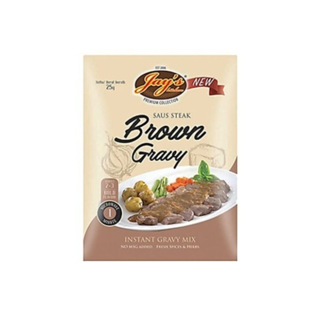 

Jay's Brown Gravy / Saus Steak Brown Gravy 25 Gr