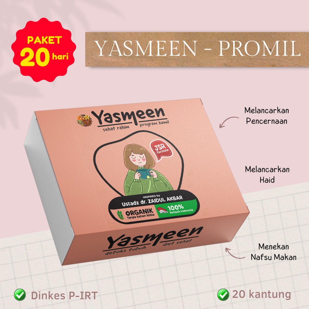 Yasmeen SR Lancar Tamu Bulanan - Minuman Rempah Diet ala Zaidul Akbar