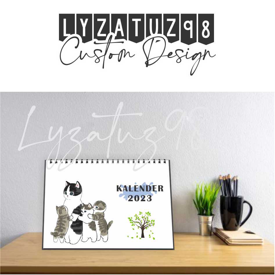 

KALENDER AESTHETIC 2023 MOTIF KUCING CAT LUCU
