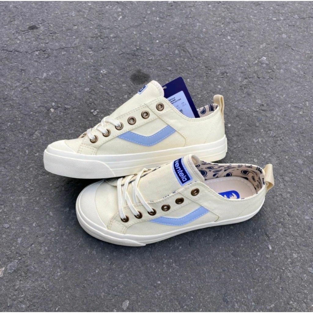 Ventela Reborn Reflective Cream - Sepatu Ventela Original 100% - Sepatu Pria dan Wanita