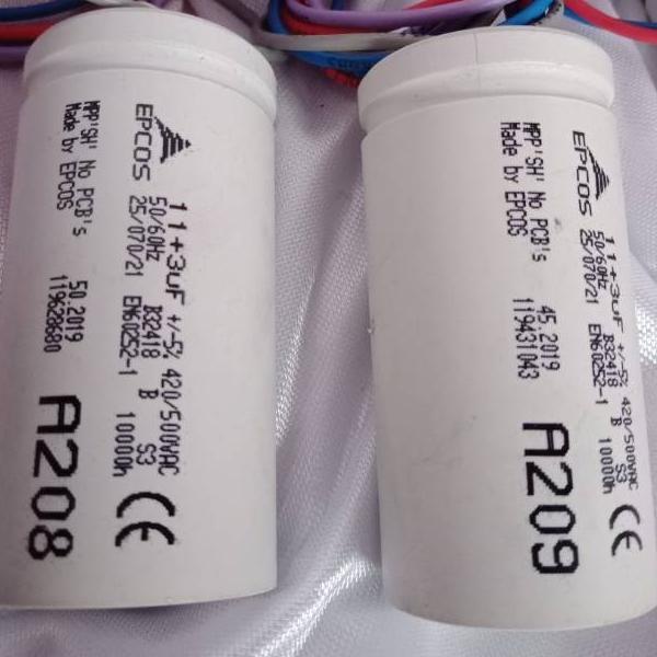 Kapasitor 11+3Uf Epcos Mesin Cuci Sharp Epcos A208 A209 Capasitor