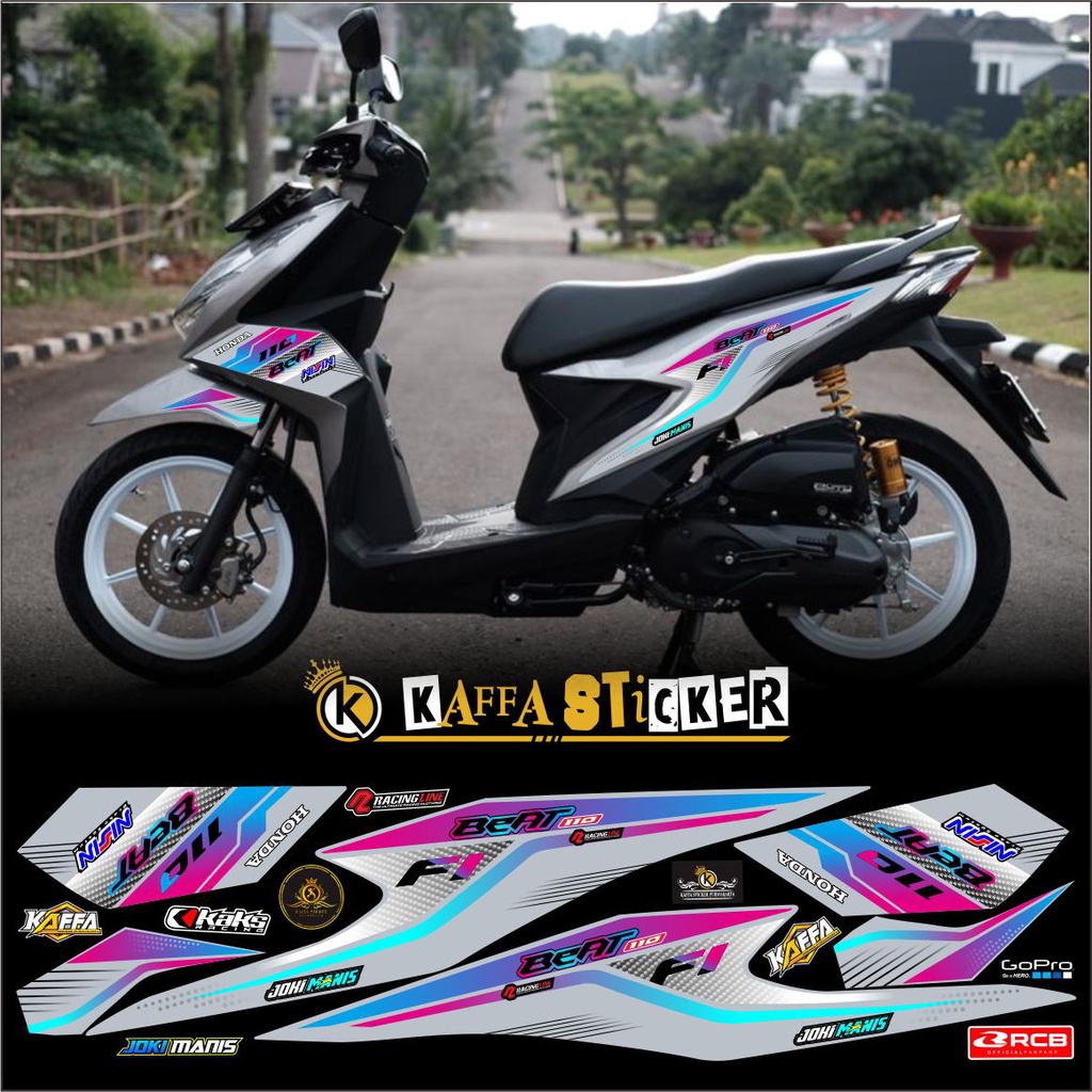 Striping Beat Deluxe - Stiker Motor Honda Beat Street 2019 2022