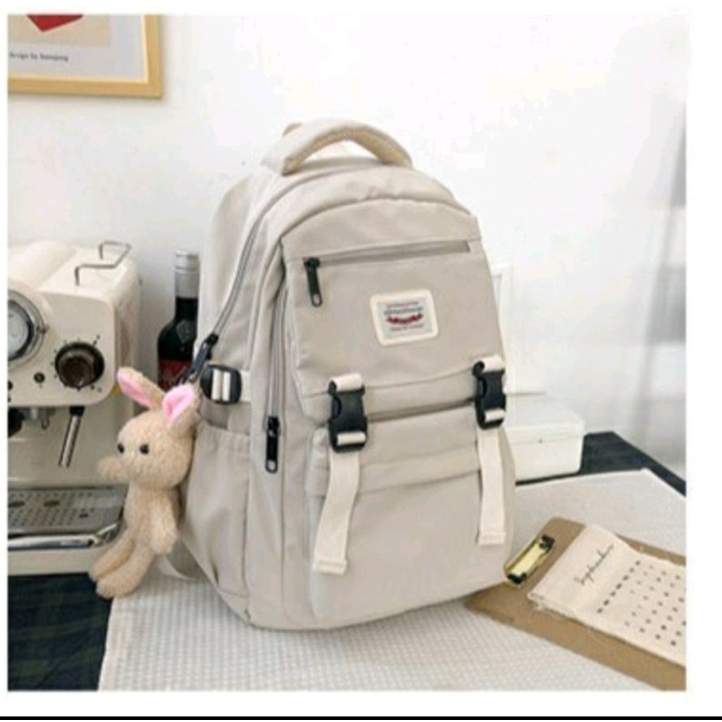 Tas Ransel Anak Perempuan Tas Anak SD SMP SMA Tas Ransel Polos Kekinian bisa COD