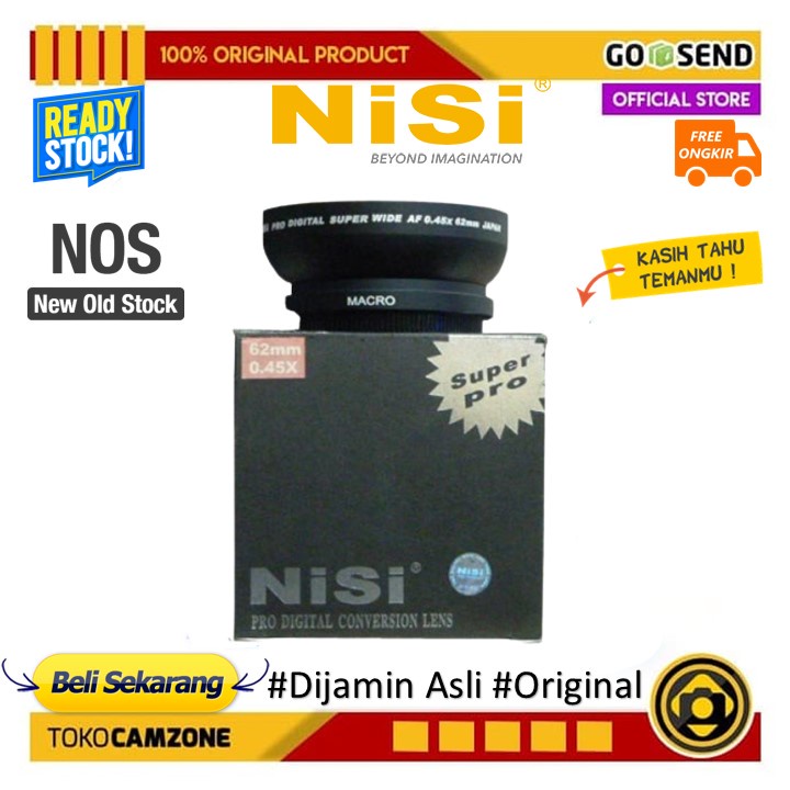 Nisi Wide Converter Lens 62mm AC AF