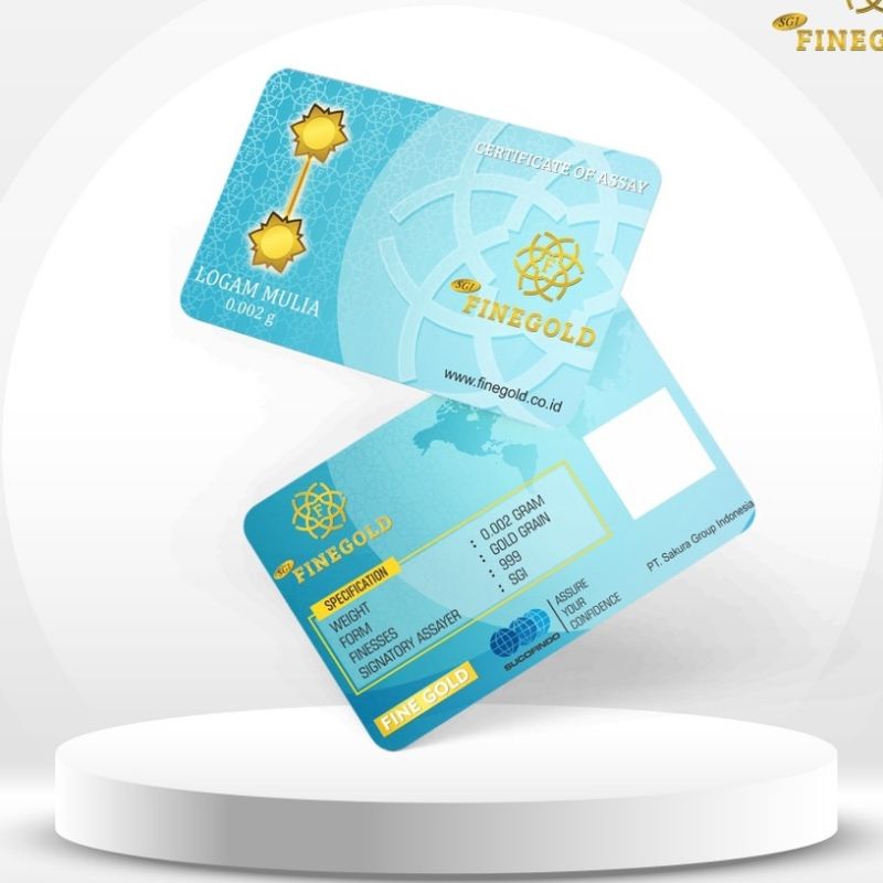 Fine Gold Emas Mini 0.001 gram Logam Mulia 24 Karat