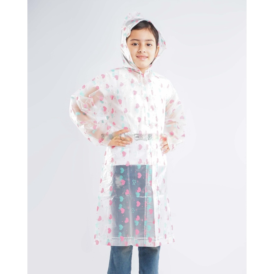 NEW!!! Jas Hujan EVA Raincoat anak Remaja usia tanggung Fashionable be love