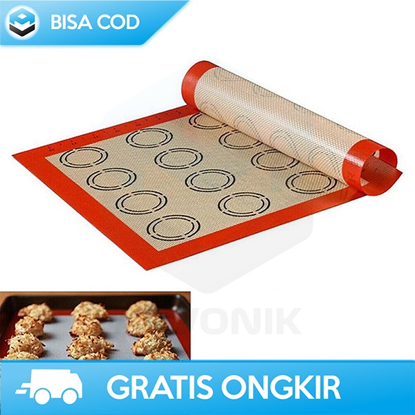 ALAS BAKING KUE REUSABLE MATRAS TATAKAN MICROWAVE TAFFWARE NON-STICK